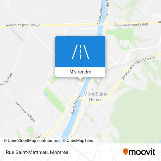 Rue Saint-Matthieu plan