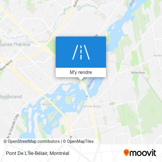Pont De L'Île-Bélair plan