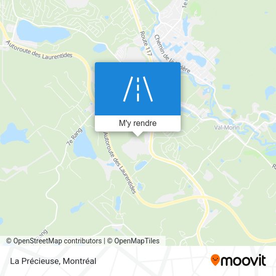 La Précieuse plan