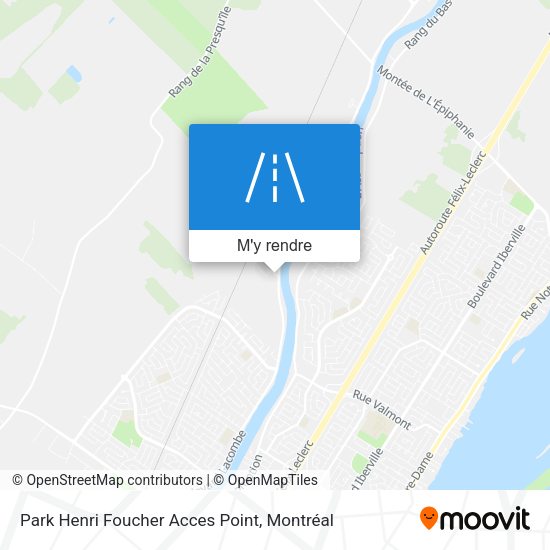 Park Henri Foucher Acces Point plan