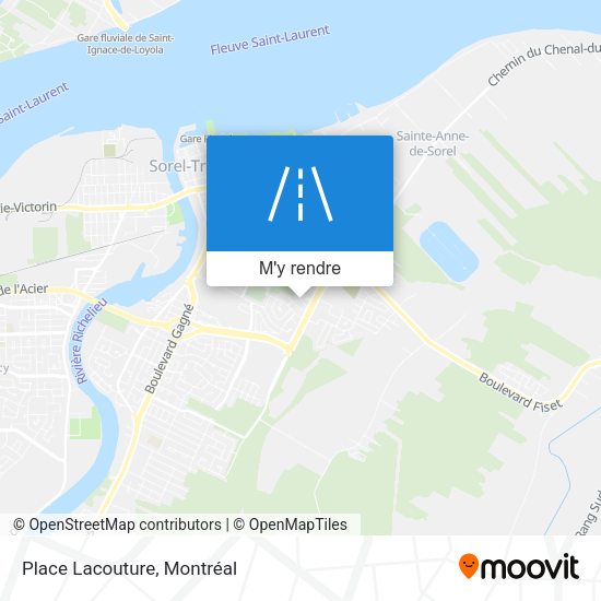 Place Lacouture plan