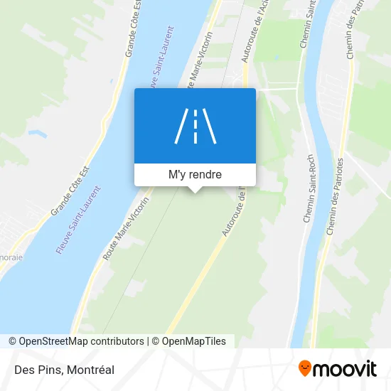 Des Pins plan