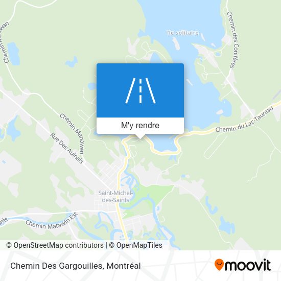 Chemin Des Gargouilles plan