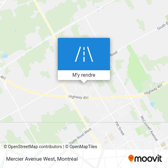 Mercier Avenue West plan