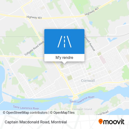 Captain Macdonald Road plan