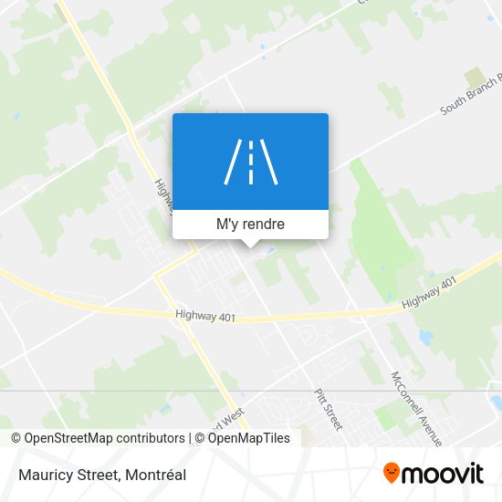 Mauricy Street plan