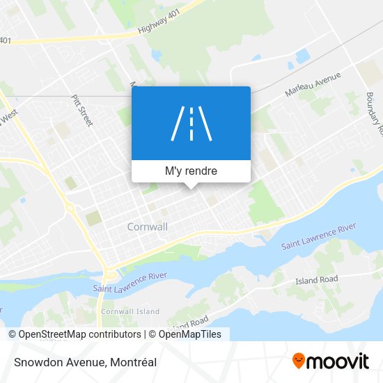 Snowdon Avenue plan
