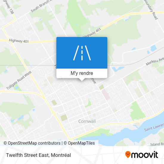 Twelfth Street East plan