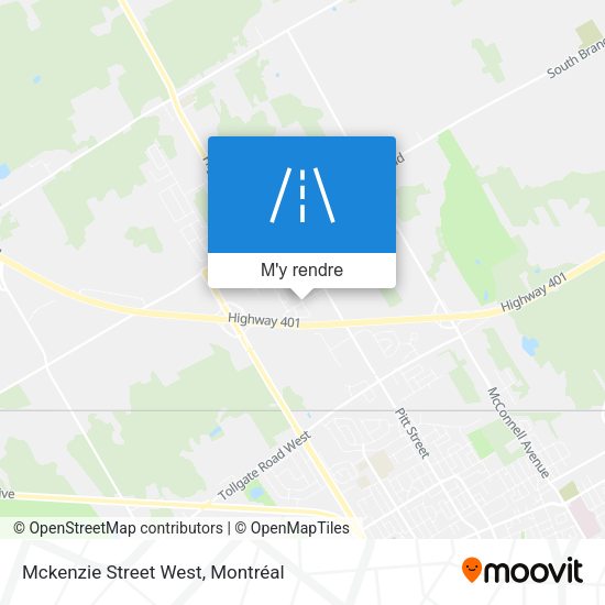 Mckenzie Street West plan
