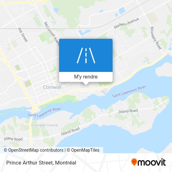 Prince Arthur Street plan