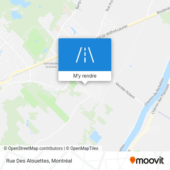 Rue Des Alouettes plan