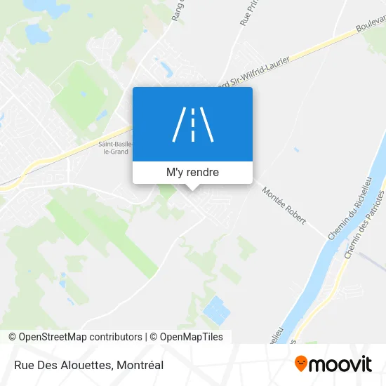 Rue Des Alouettes plan