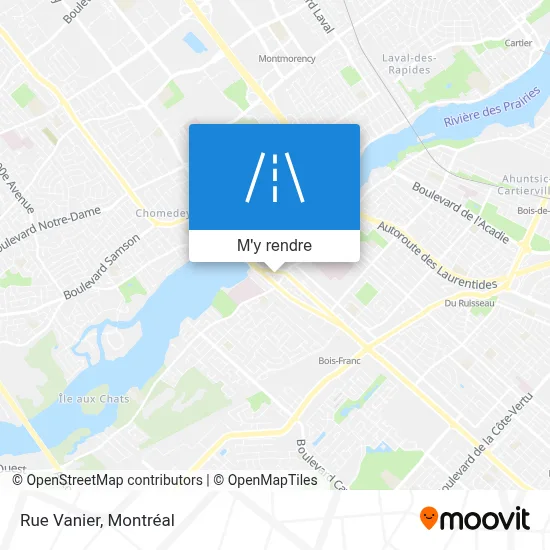 Rue Vanier plan