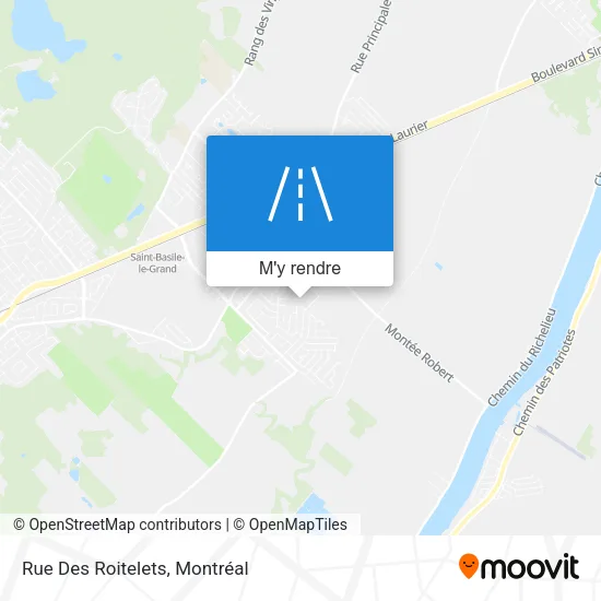 Rue Des Roitelets plan
