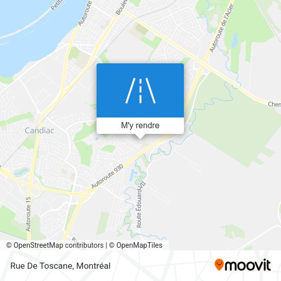 Rue De Toscane plan