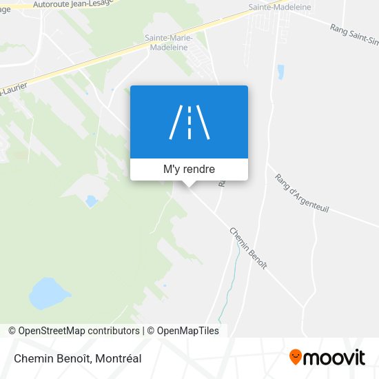 Chemin Benoît plan