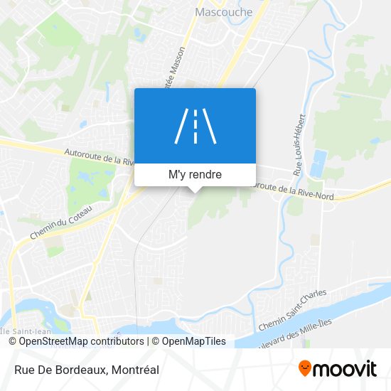 Rue De Bordeaux plan