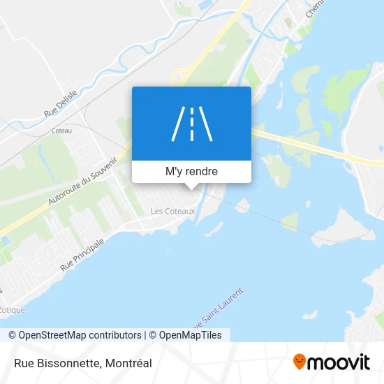 Rue Bissonnette plan