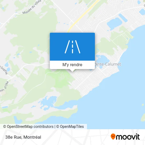 38e Rue plan