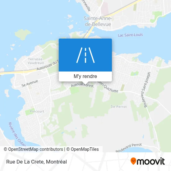 Rue De La Crete plan