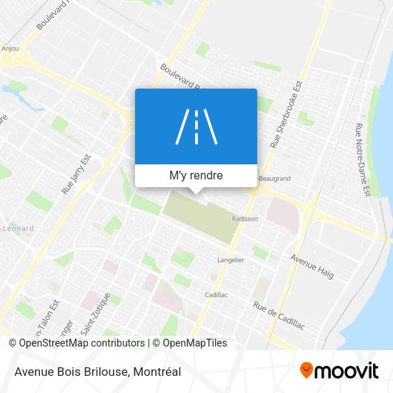 Avenue Bois Brilouse plan