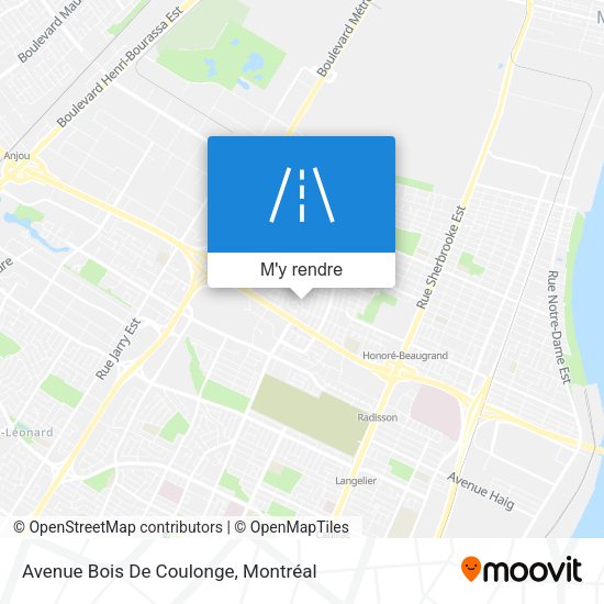 Avenue Bois De Coulonge plan