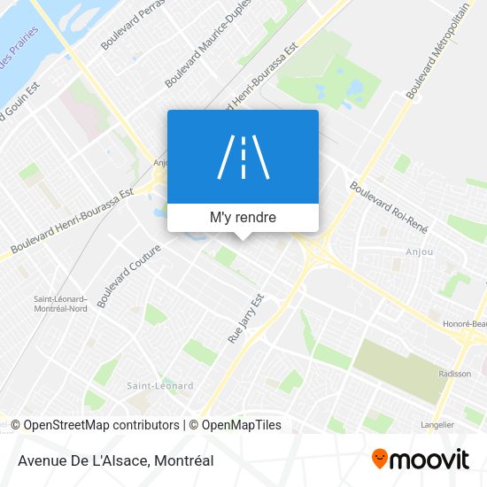 Avenue De L'Alsace plan