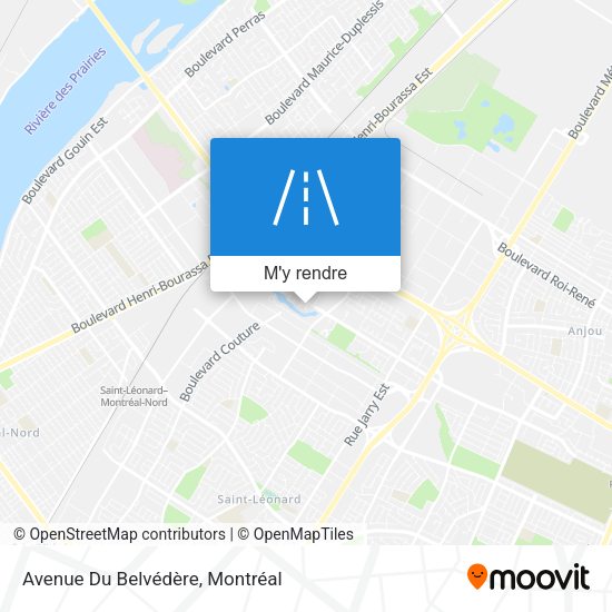 Avenue Du Belvédère plan