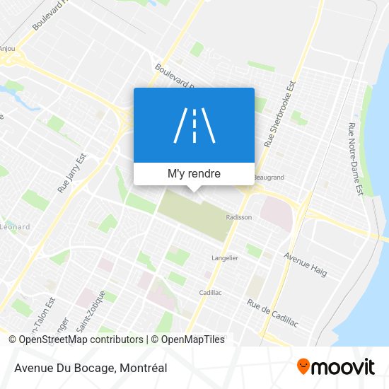 Avenue Du Bocage plan