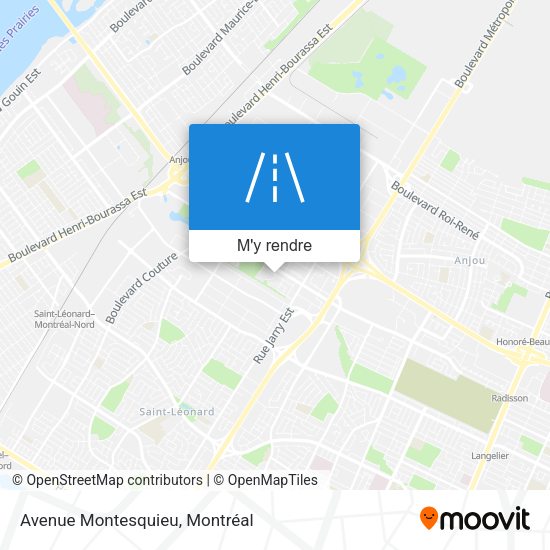 Avenue Montesquieu plan