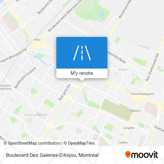 Boulevard Des Galeries-D'Anjou plan