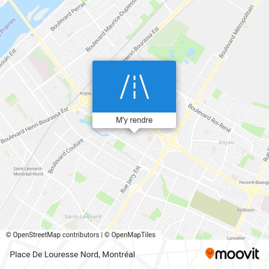Place De Louresse Nord plan
