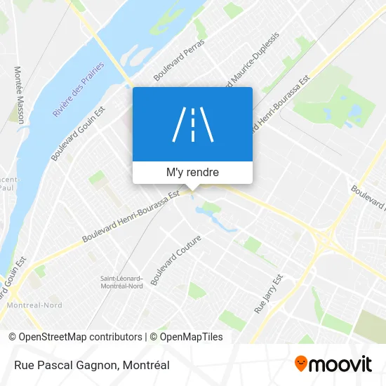 Rue Pascal Gagnon plan