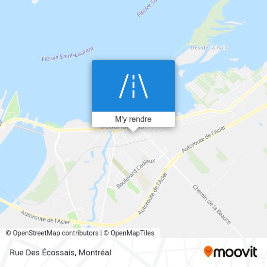 Rue Des Écossais plan