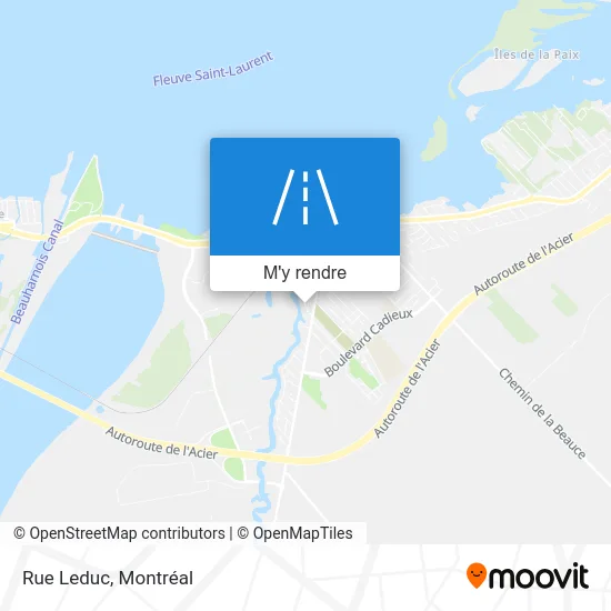 Rue Leduc plan
