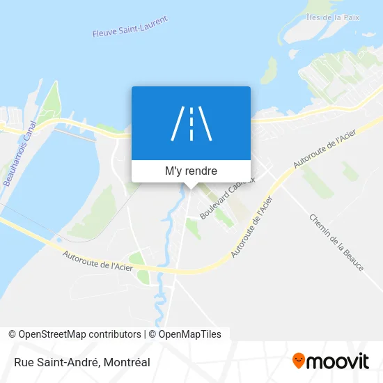 Rue Saint-André plan