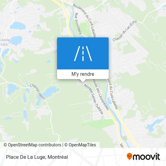 Place De La Luge plan