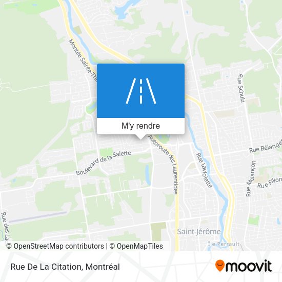 Rue De La Citation plan