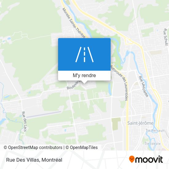 Rue Des Villas plan