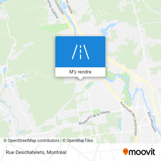 Rue Deschatelets plan