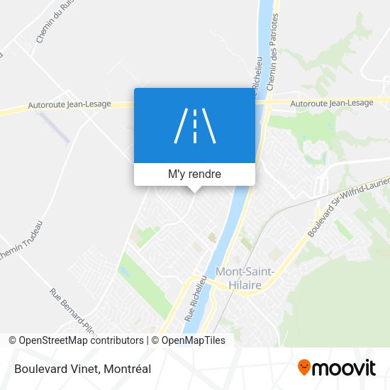 Boulevard Vinet plan