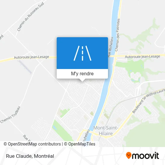 Rue Claude plan