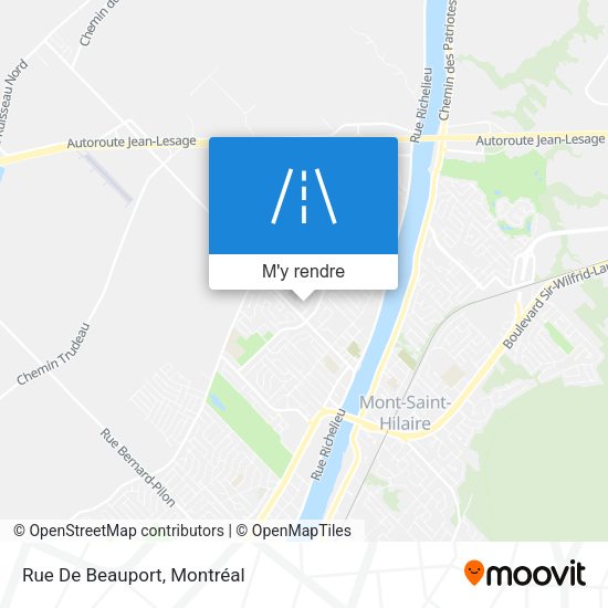 Rue De Beauport plan