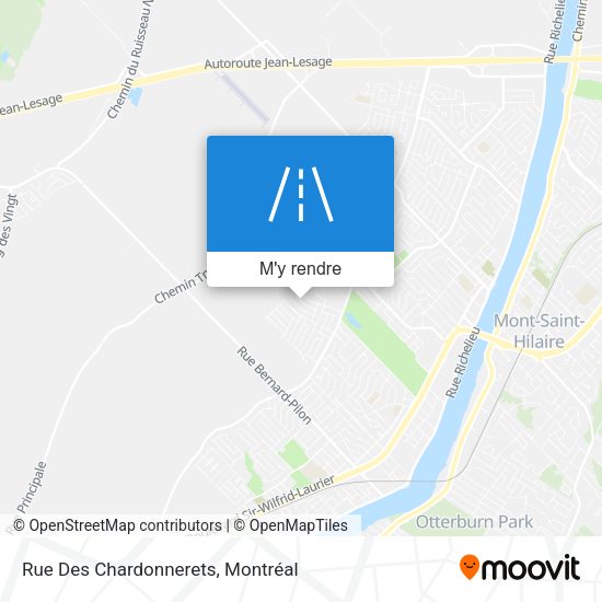 Rue Des Chardonnerets plan