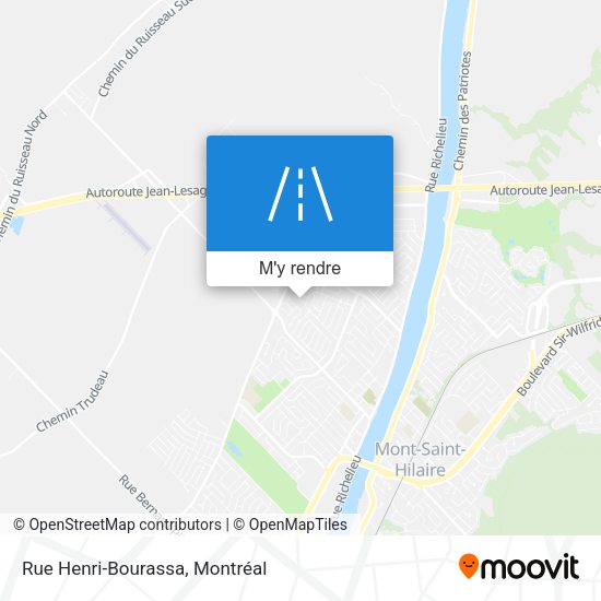 Rue Henri-Bourassa plan