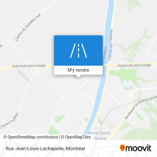Rue Jean-Louis-Lachapelle plan