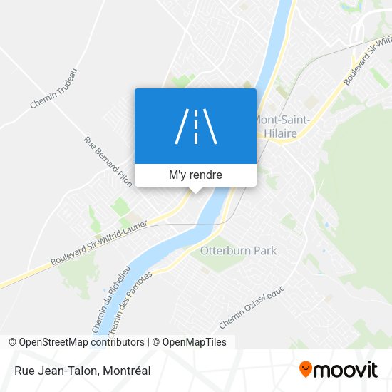 Rue Jean-Talon plan