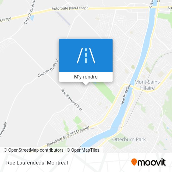 Rue Laurendeau plan