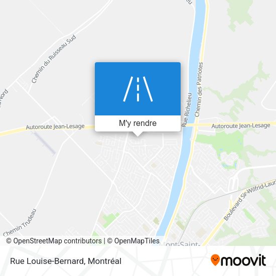 Rue Louise-Bernard plan