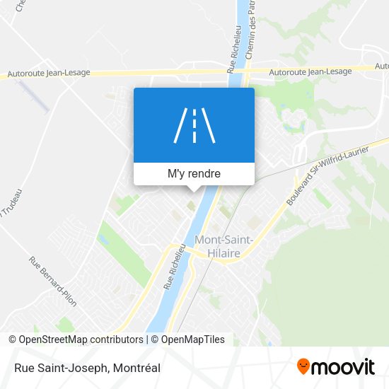 Rue Saint-Joseph plan